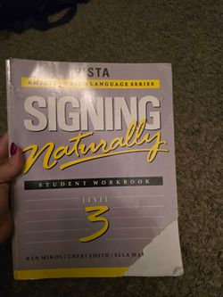 Signing Naturally Student Workbook Level 3