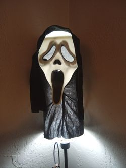 Ghostface Scream Halloween Mask with Hood
