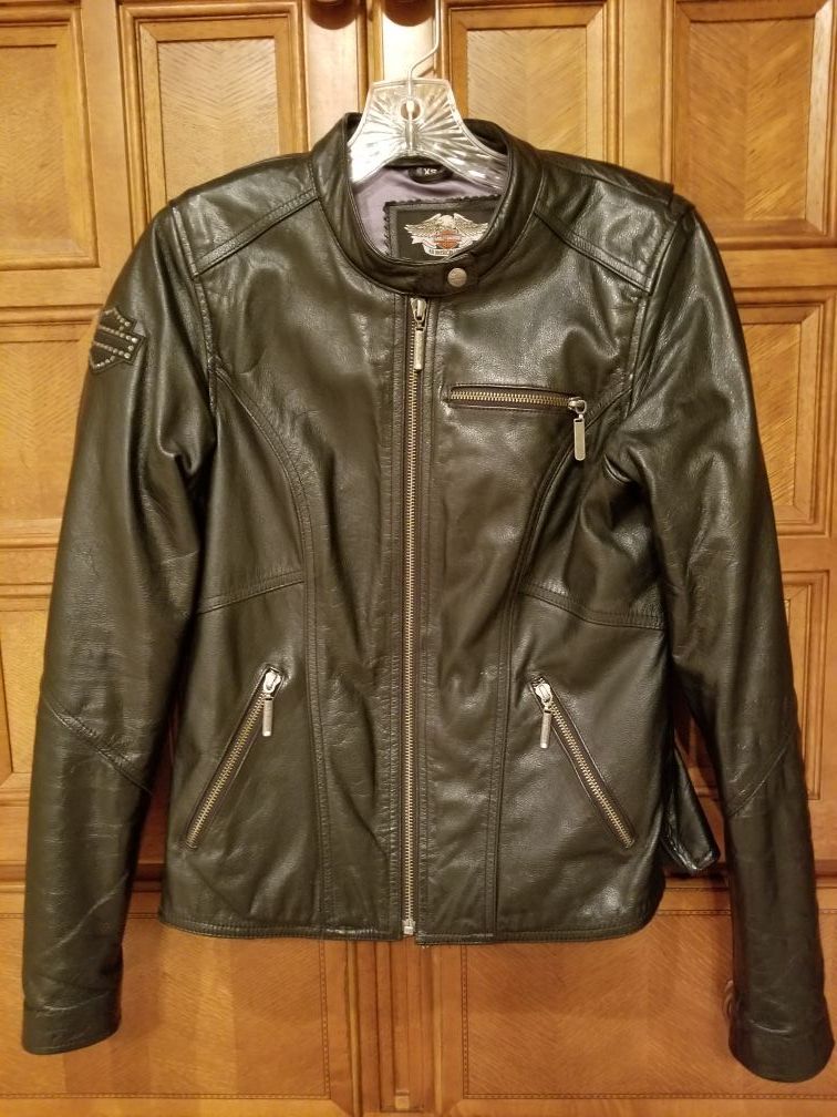 Harley davidson womens leather jacket