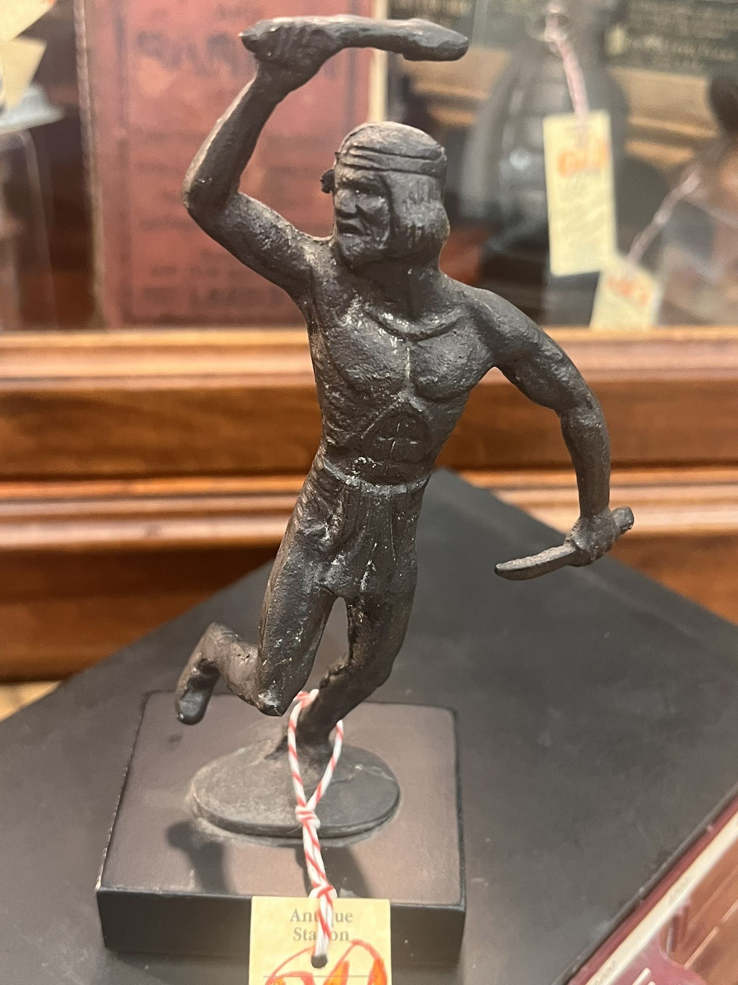 Fighting Indian Statue
