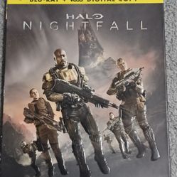 Halo Nightfall Blu-ray Vudu Digital Copy Edition DVD Like New 