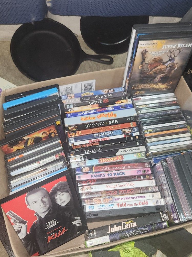 Set Of 74 DVD Few Cds