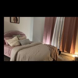 Pink Bed Frame And Mattress
