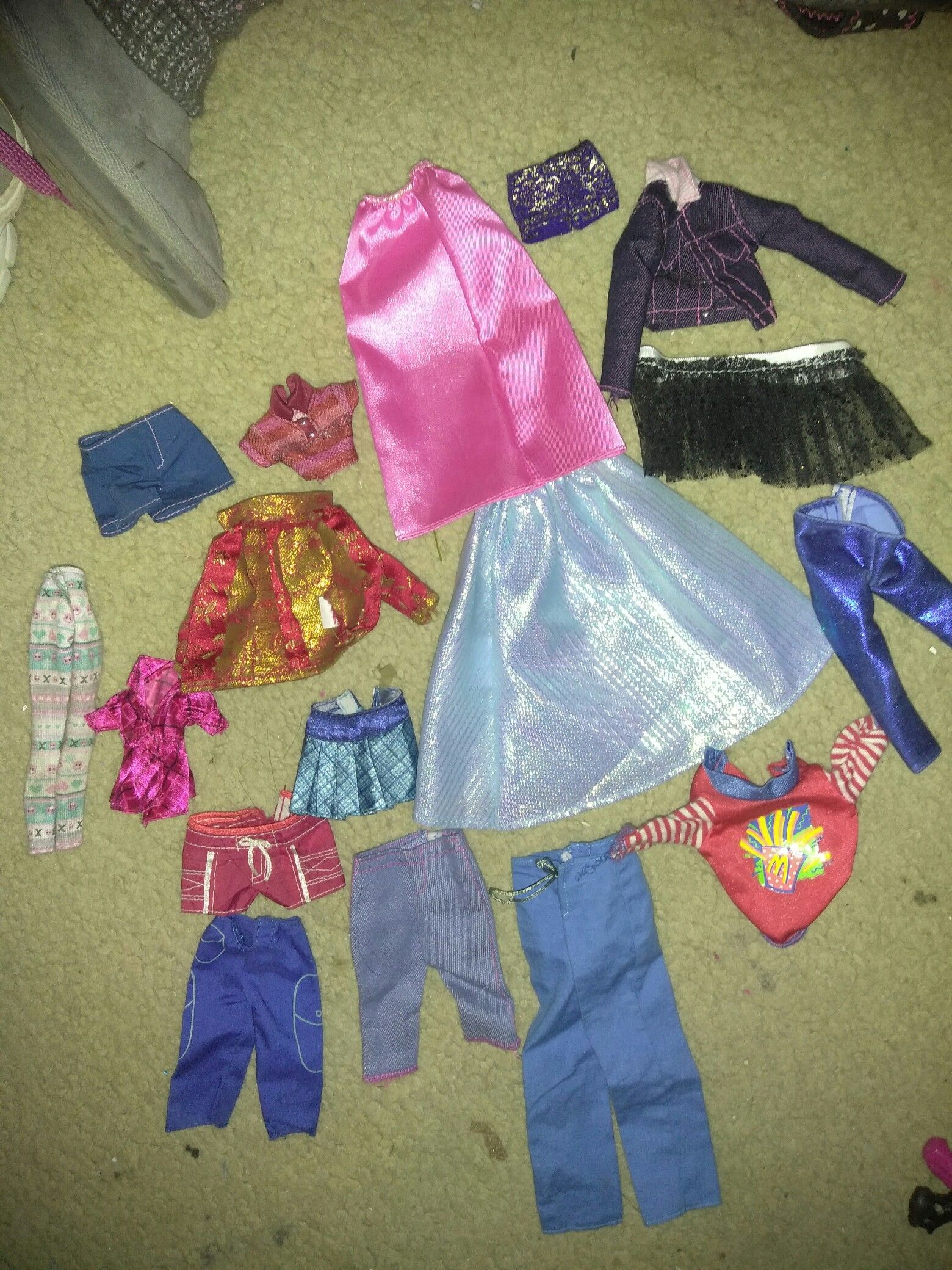 Barbie clothes and shoes