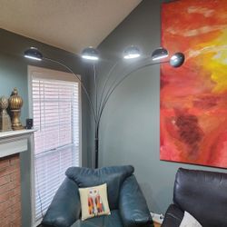 5-Light Architectural Arc Floor Lamp - 7+ FT– Premium LEDs