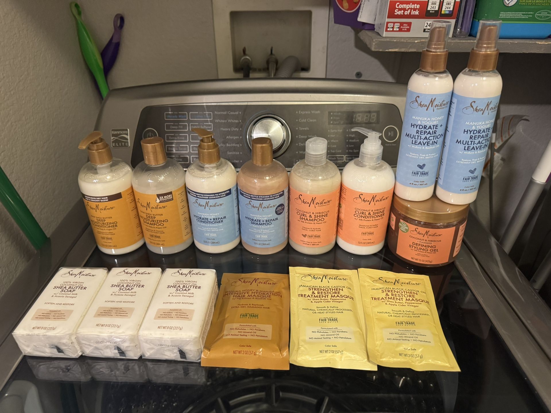 Brand New Shea Moisture Bundle Everything For ($75)(Cash Only)(price Is Firm)(No Offers)(Retails For $128.43 At Walmart With Taxes)
