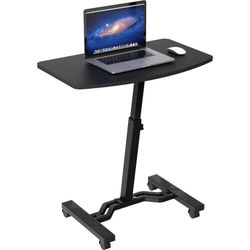 SHW Height Adjustable Mobile Laptop Stand 