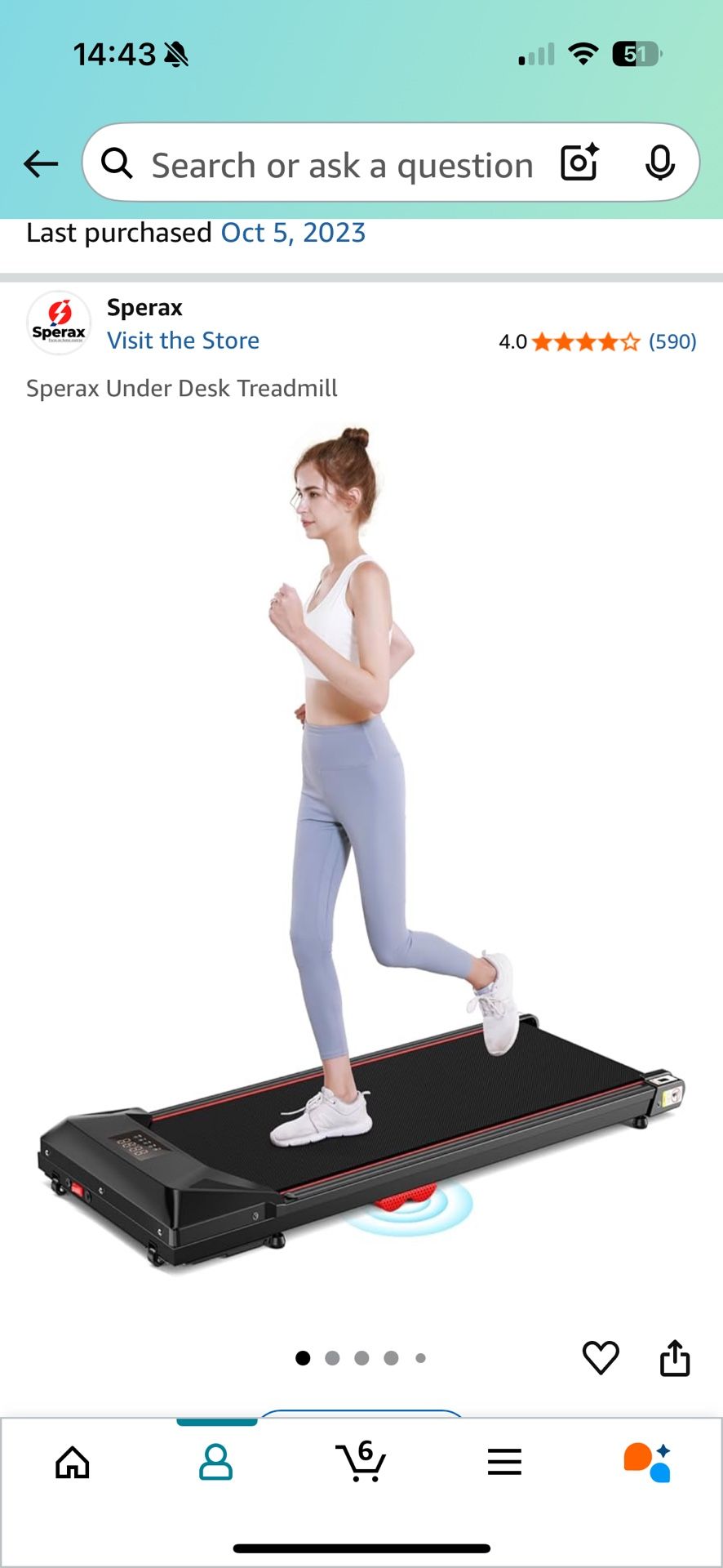 Walking pad (great for under desk!)