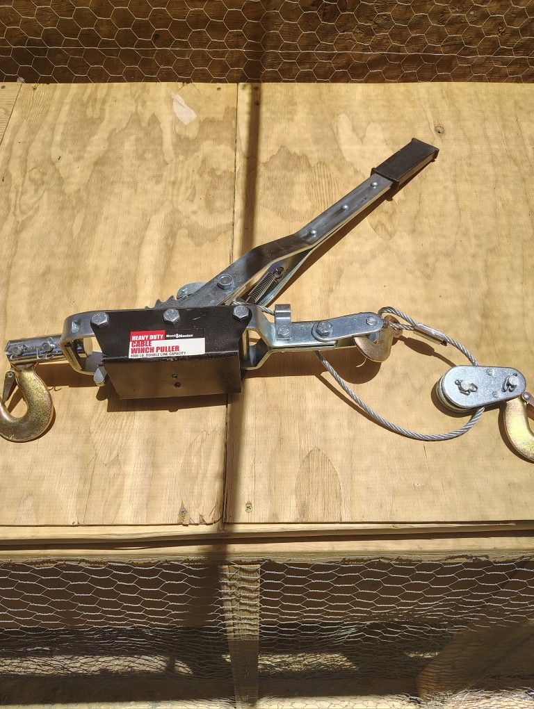 Heavy Duty Cable Winch Puller 4000 Lb