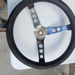 Vintage Racing Steering Wheel 13.5 Inches