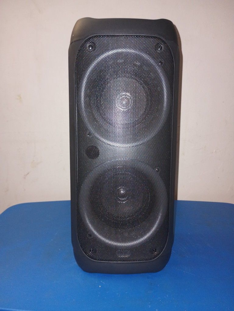 Portable Bluetooth Speaker, ABS. -2408, Built-in FM Radio Also Lights Up With Bluetooth.
