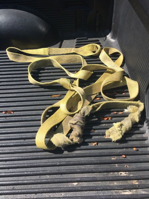 Truck tow strap