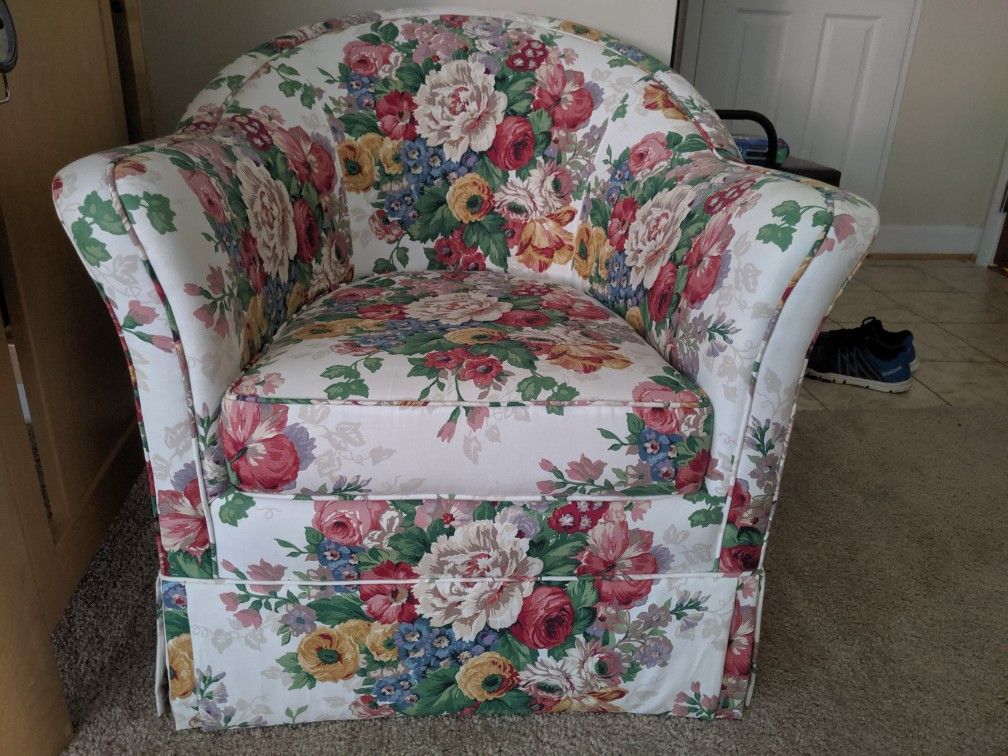 Floral Chair ￼ ￼