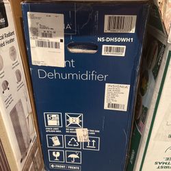 Brand NEW In Box Insignia 50-Pint Dehumidifier (Model NS-DH50WH1)
