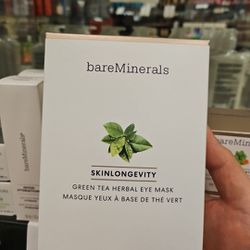 Skinlongevity Green Tea Herbal Eye Mask by bareMinerals for Unisex 6 Pairs Mask