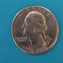 Bicentennial quarter Rare. D field