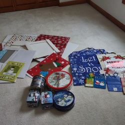 Christmas Wrapping Boxes, Bags And Tins