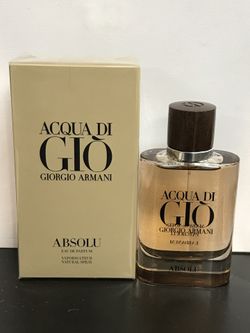 100 % AUTHENTIC ACQUA DI GIO ABSOLU BY GIORGIO ARMANI PERFUME FOR MEN 4.2OZ (125ML). ORIGINAL BRAND NEW IN THE BOX