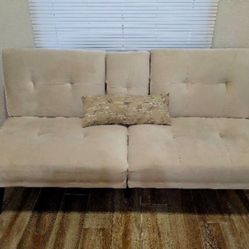 Beige Sofa Futon