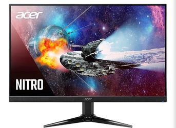 NEW/SEALED Acer Monitor QG241Y Black 23.8in FHD, 1920x1080 Resolution, 75Hz, 1ms Response Time