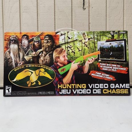 Duck Commander Plug In Play TV Video Shooting Game Gun Only