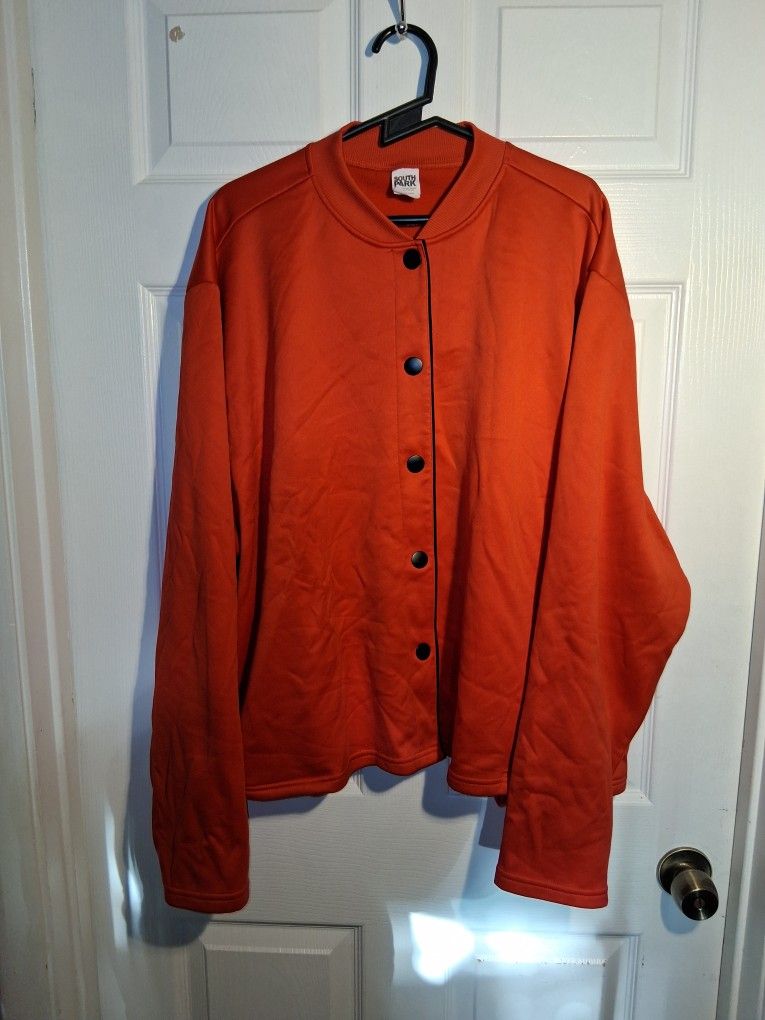 HALLOWEEN "South Park red jacket with black buttons) size ADULT XL $5