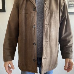 Men’s Bostonian Leather Jacket Med-Large