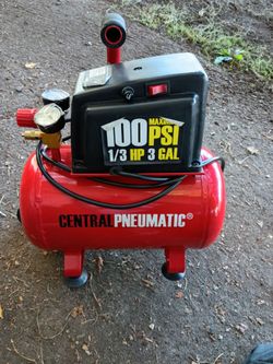 Central Pneumatic 3 Gallon Air Compressor