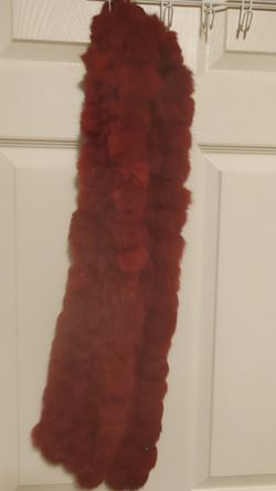100% Rabbit Fur scarf