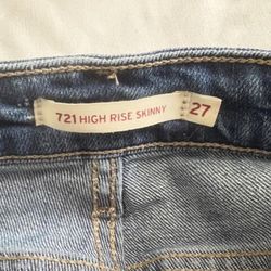 721 levi high rise skinny jeans