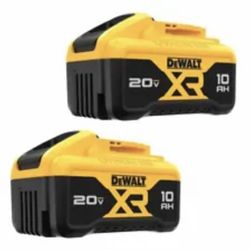 Dewalt DCB210-2 20V MAX XR® 10.0Ah Lithium Ion Battery (2 pack)