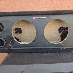 SPEAKERS BOX CAJA PARA BOSINAS 6.5 Y TWITTERS GOOD CONDICIÓN ABLO ESPAÑOL