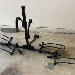 Transit Flatbed 2DLX 2-bike hitch rack