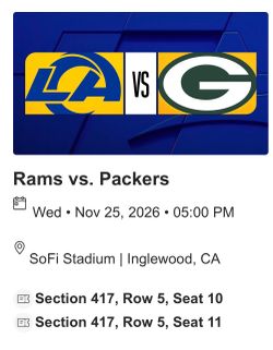 Rams vs Packers