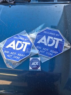 ADT Security Yard Signs and Sticker Set