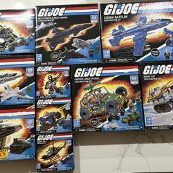 GI Joe Block Construction Sets Brand New
