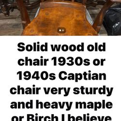 Vintage Captains Chair $150