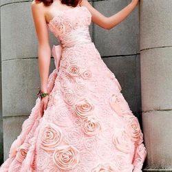 Sherri Hill Designers Dress Size 0 New Prom Blush Pink