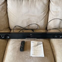 LG Soundbar With remote
