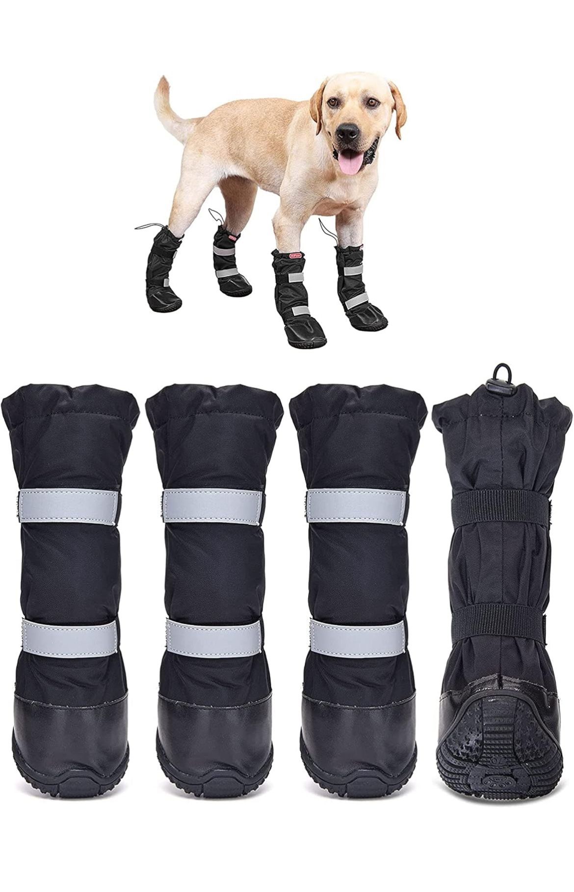 Outdoor Dog Boots Winter Dog Shoes Nonslip for Snow Rain, XL *BRAND NEW*