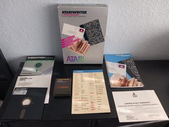 Atari Writer Word Processor Computer Software Cartridge Manual 400/800 RX8036