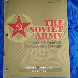 The Soviet Army Specialized Warfare And Rear Are Support - US Army FM 100-2-2
