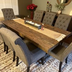 Dining room table and buffet 