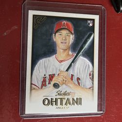 Shohei Ohtani Topps Gallery Rookie Card Great Condition $50
