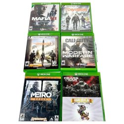 Xbox One Game Lot Bundle 6 Games Call of Duty Modern Warfare Mafia III