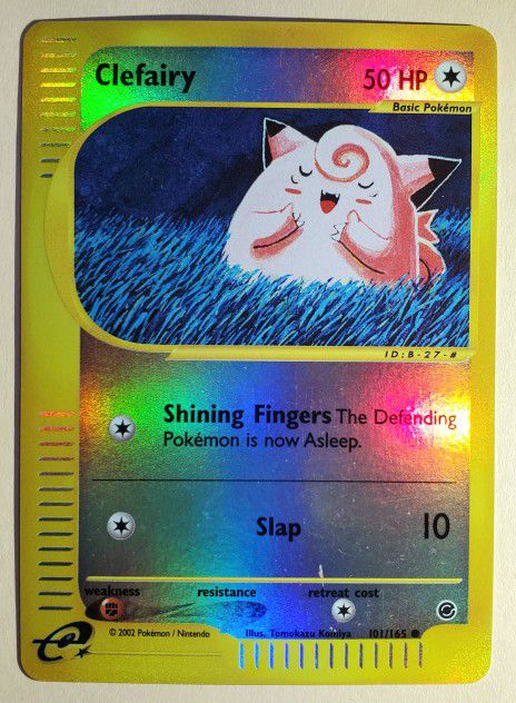Clefairy Pokemon WoTC Wizards Expedition Reverse Holo 101/165 Mint