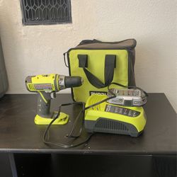 Ryobi Drill And Battery Set