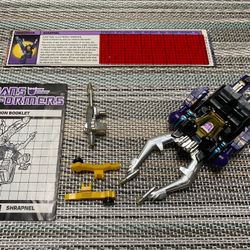 1984 Transformers G1 Insecticon SHRAPNEL Hasbro Takara