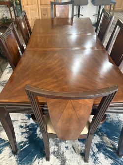Ashley Dining Room Set - Table And Six Chairs