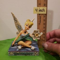 Tinker Bell By Jim Shore December Birthstone Collection Disney Figure Statue  Xmas K